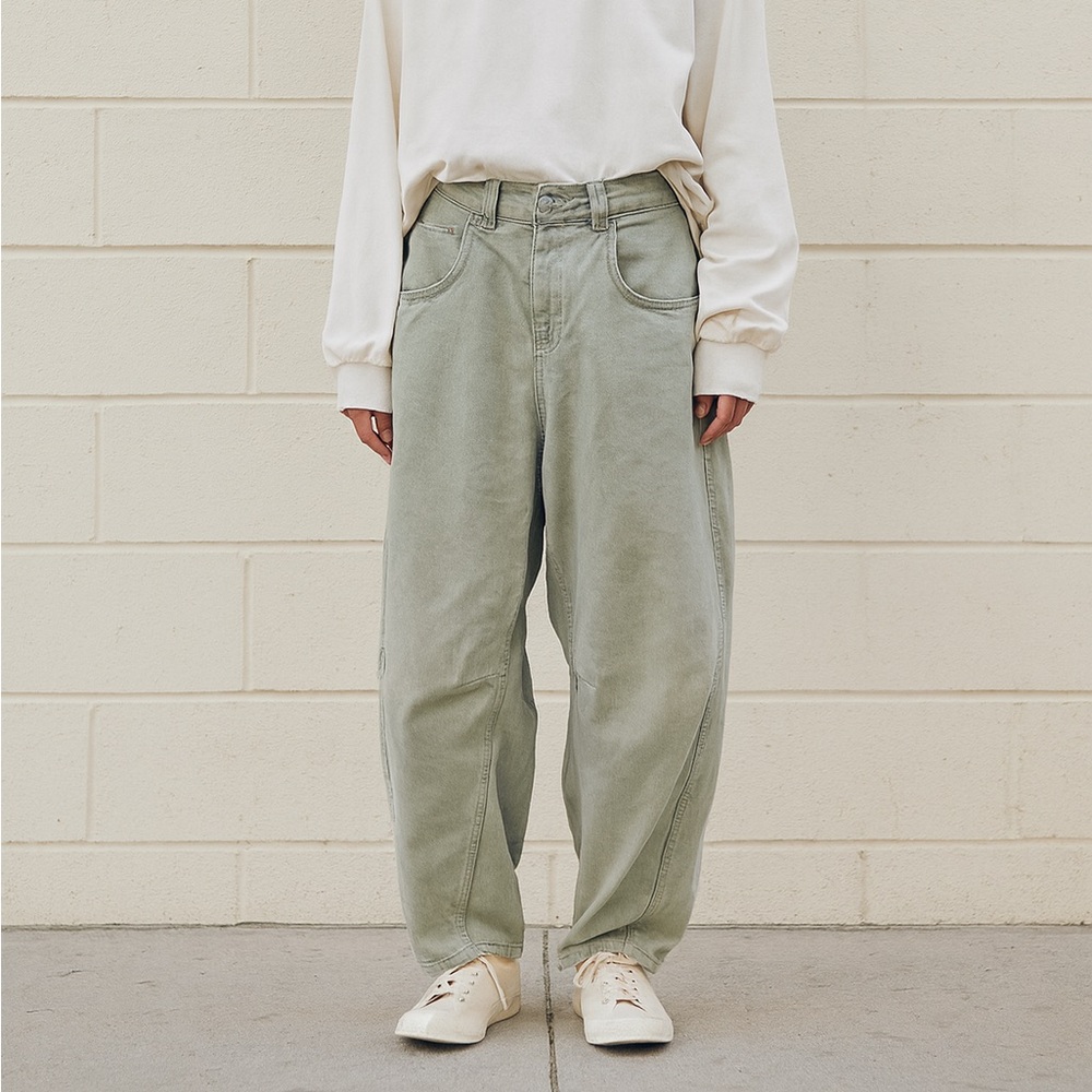Baggy barrel jean